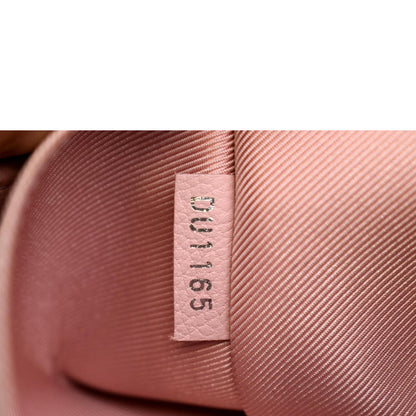 LOUIS VUITTON Lockme II Calfskin Leather Shoulder Bag Pink