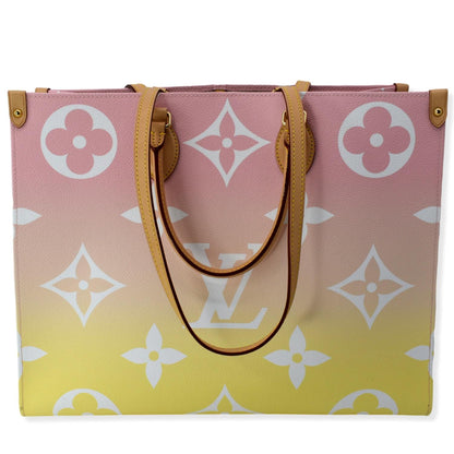 LOUIS VUITTON Pool Onthego GM Monogram Shoulder Bag Pink