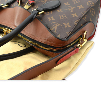 LOUIS VUITTON  Tuileries Monogram Canvas Shoulder Bag Caramel