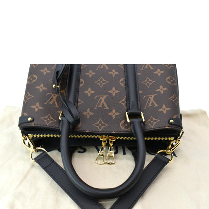 LOUIS VUITTON Soufflot BB Monogram Canvas Shoulder Crossbody Bag Black