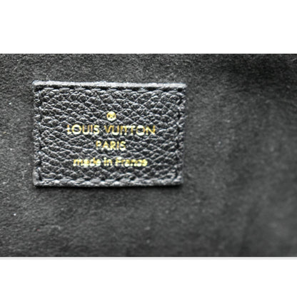 LOUIS VUITTON Vavin PM Monogram Empreinte Shoulder Bag Black