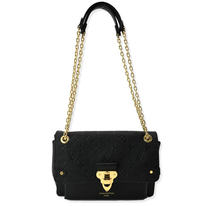 LOUIS VUITTON Vavin PM Monogram Empreinte Shoulder Bag Black