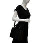 CHRISTIAN DIOR Medium Black Lady Dior Cannage Calfskin Shoulder Bag Black