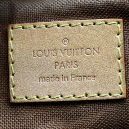 LOUIS VUITTON Palermo PM Monogram Canvas Shoulder Bag Brown