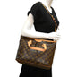 LOUIS VUITTON Palermo PM Monogram Canvas Shoulder Bag Brown