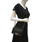 CHANEL Small Flap Boy Python Leather Shoulder Bag Black