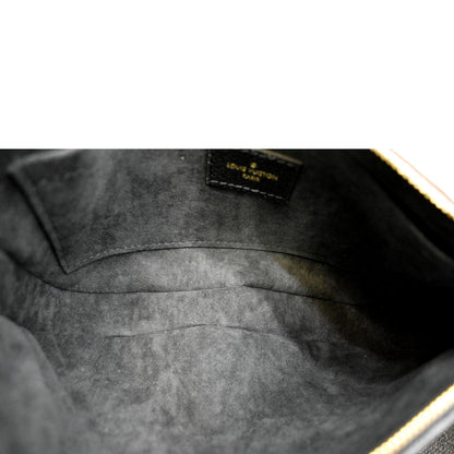 LOUIS VUITTON Multi Pochette Accessoires Monogram Empreinte Shoulder Bag Black