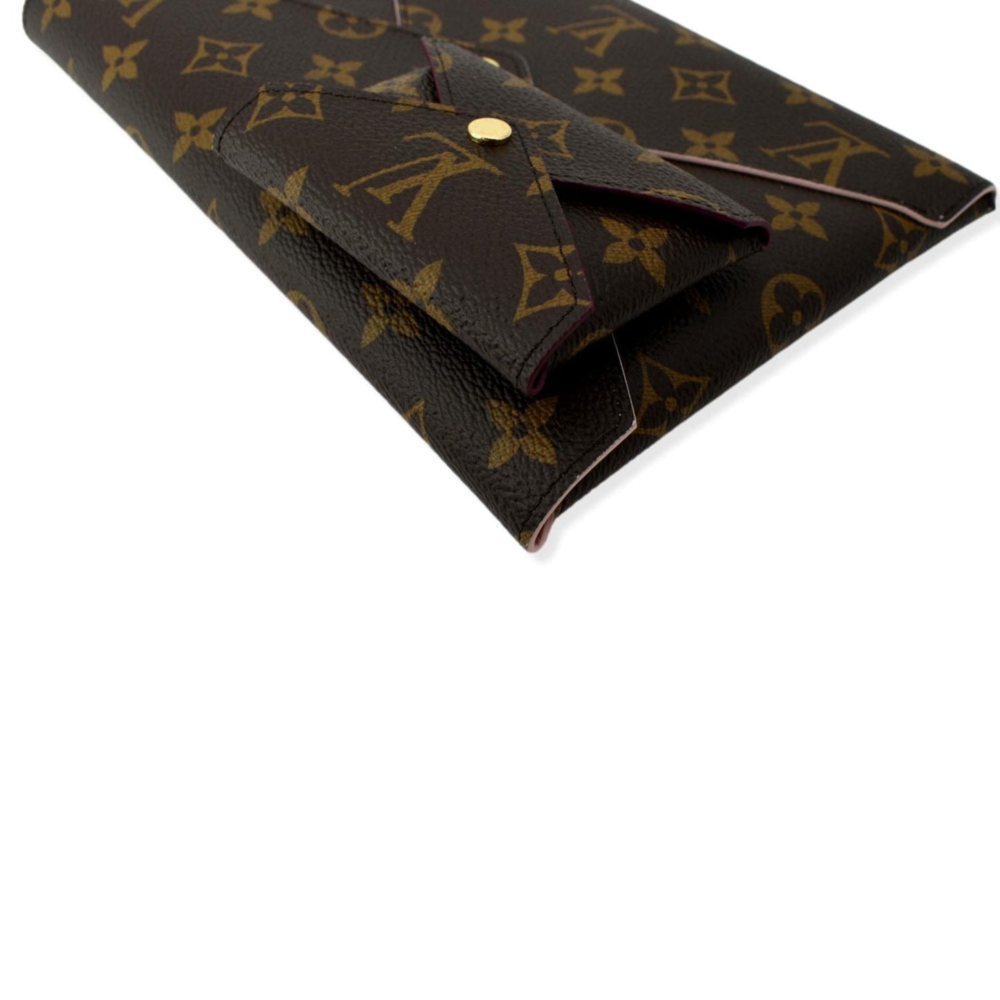 LOUIS VUITTON Kirigami Pochette Large/Small Monogram Canvas Clutch Brown