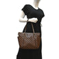 LOUIS VUITTON Totally PM Damier Ebene Shoulder Tote Bag Brown