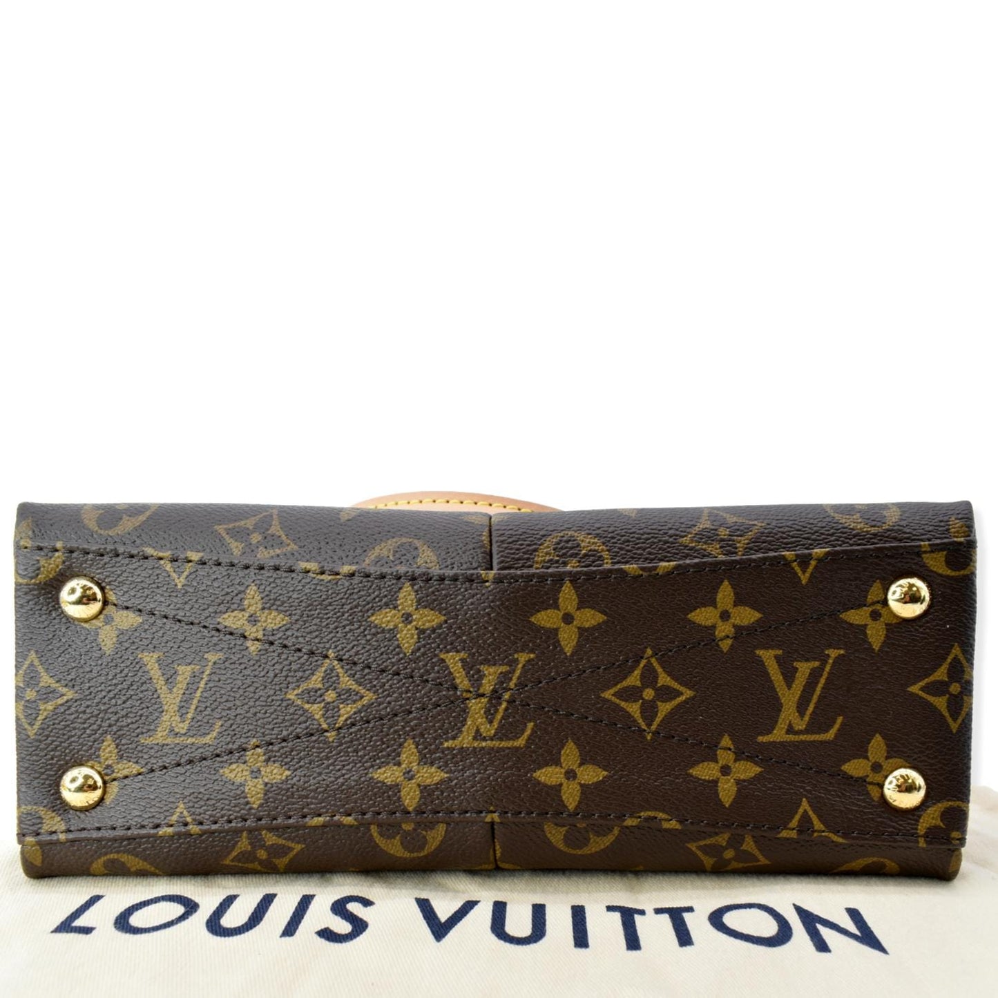 LOUIS VUITTON V Tote BB Monogram Canvas Shoulder Bag Rose Poudre