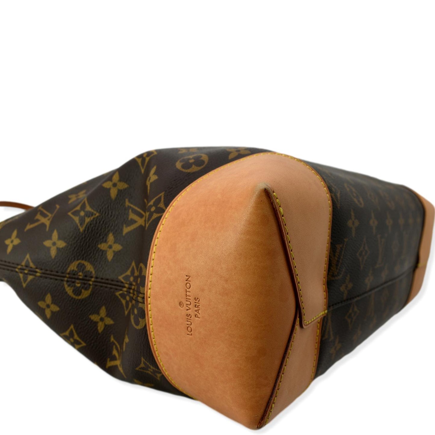 LOUIS VUITTON Berri MM Monogram Canvas Shoulder Bag Brown