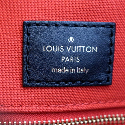 LOUIS VUITTON Onthego GM Giant Monogram Canvas Tote Shoulder Bag Brown