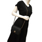 CHANEL Quilted Caviar Like A Flap Wallet Shoulder Bag Black