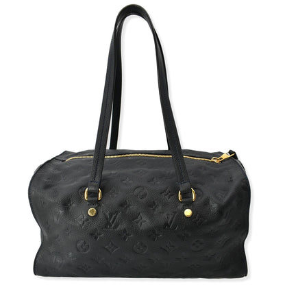 LOUIS VUITTON Inspiree Monogram Empreinte Leather Shoulder Bag Black