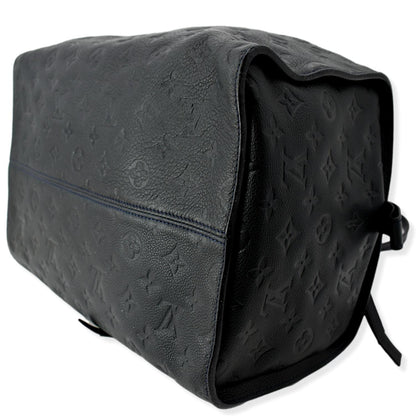 LOUIS VUITTON Inspiree Monogram Empreinte Leather Shoulder Bag Black