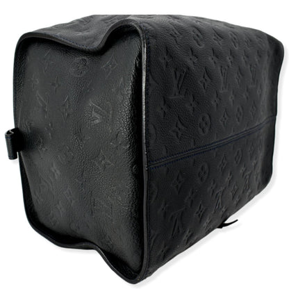 LOUIS VUITTON Inspiree Monogram Empreinte Leather Shoulder Bag Black