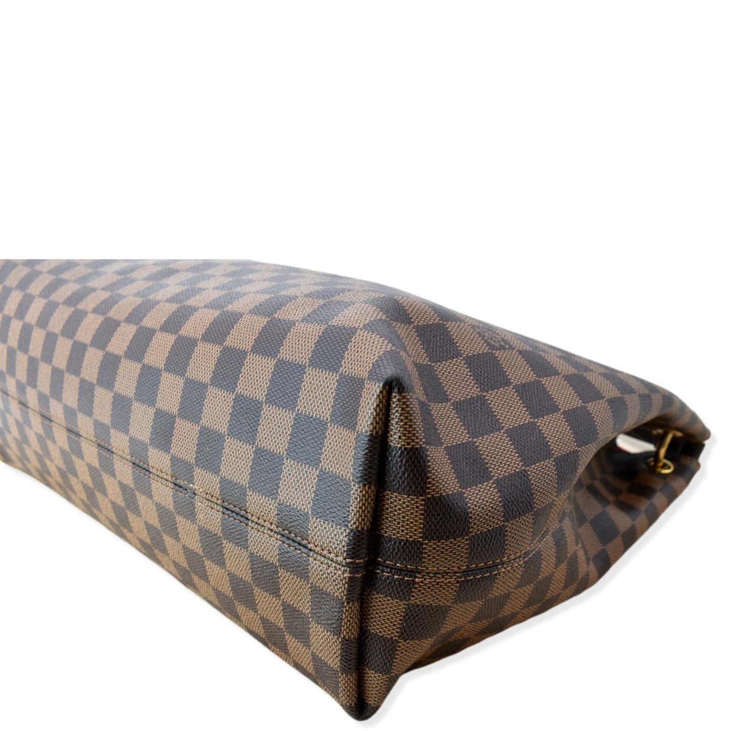 LOUIS VUITTON Graceful MM Damier Ebene Shoulder Bag Brown