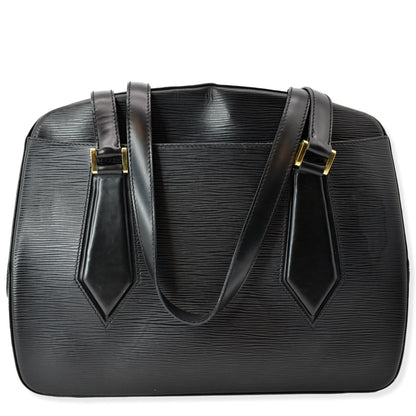 LOUIS VUITTON Voltaire Epi Leather Shoulder Bag Black
