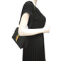 GUCCI Sylvie Small Leather Shoulder Bag Black