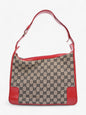 Gucci GG Shoulder Bag GG Supreme / Beige / Red Canvas