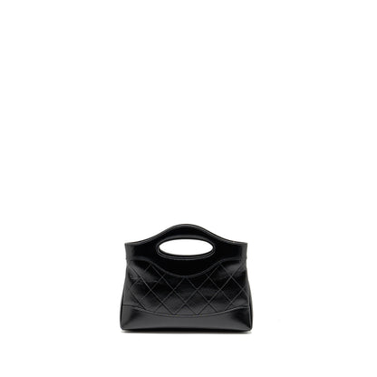 Chanel 24c Mini 31 Clutch With Chain Shiny Calfskin Black L (Microchip)