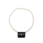 Chanel Maxi Pearl Clutch with Chain Lambskin Black