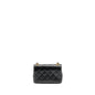 Chanel 24b Giant Chain Flap Shoulder Bag Lambskin Black  (Microchip)