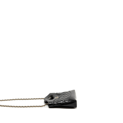 Chanel Mini 31 Clutch with Chain shiny lambskin black L (microchip)