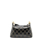 CHANEL Vintage Wild Stitch Shoulder Bag Calfskin Black