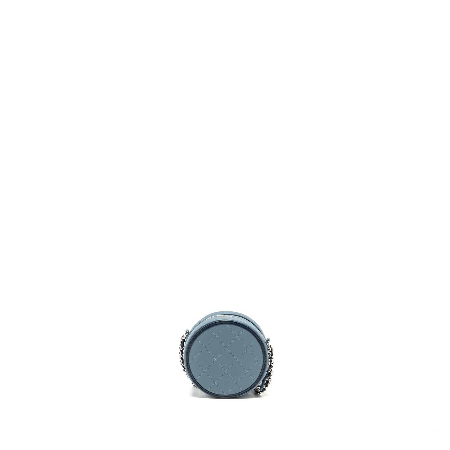 Chanel Round clutch with chain lambskin multicolour blue