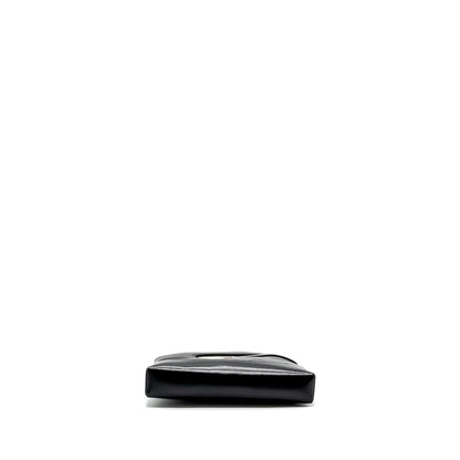 Chanel 24C mini 31 clutch with chain shiny calfskin black L (microchip)