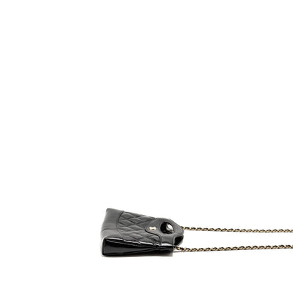 Chanel Mini 31 Clutch with Chain Shiny Calfskin Black L (Microchip)