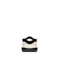 Chanel 31 Nano Clutch with Chain Shiny Lambskin White/Black L (Microchip)