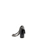 Chanel East West Flap Shoulder Bag Patent Leather Black
