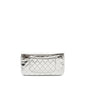 Chanel 31 Clutch Bag Goatskin Metallic Silver