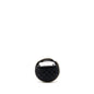Chanel 23C round Clutch lambskin black  (microchip)