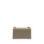 Gucci Dionysus Shoulder Bag GG Supreme Canvas/Suede Beige SHW