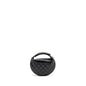Chanel 21A Round Clutch with Detail Chain Calfskin Black (microchip)