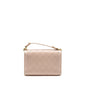 Chanel 17C Click Label Shoulder Bag Calfskin Light Pink L