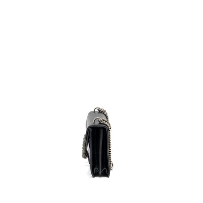 Gucci Dionysus Shoulder Bag Calfskin Black Ruthenium Hardware