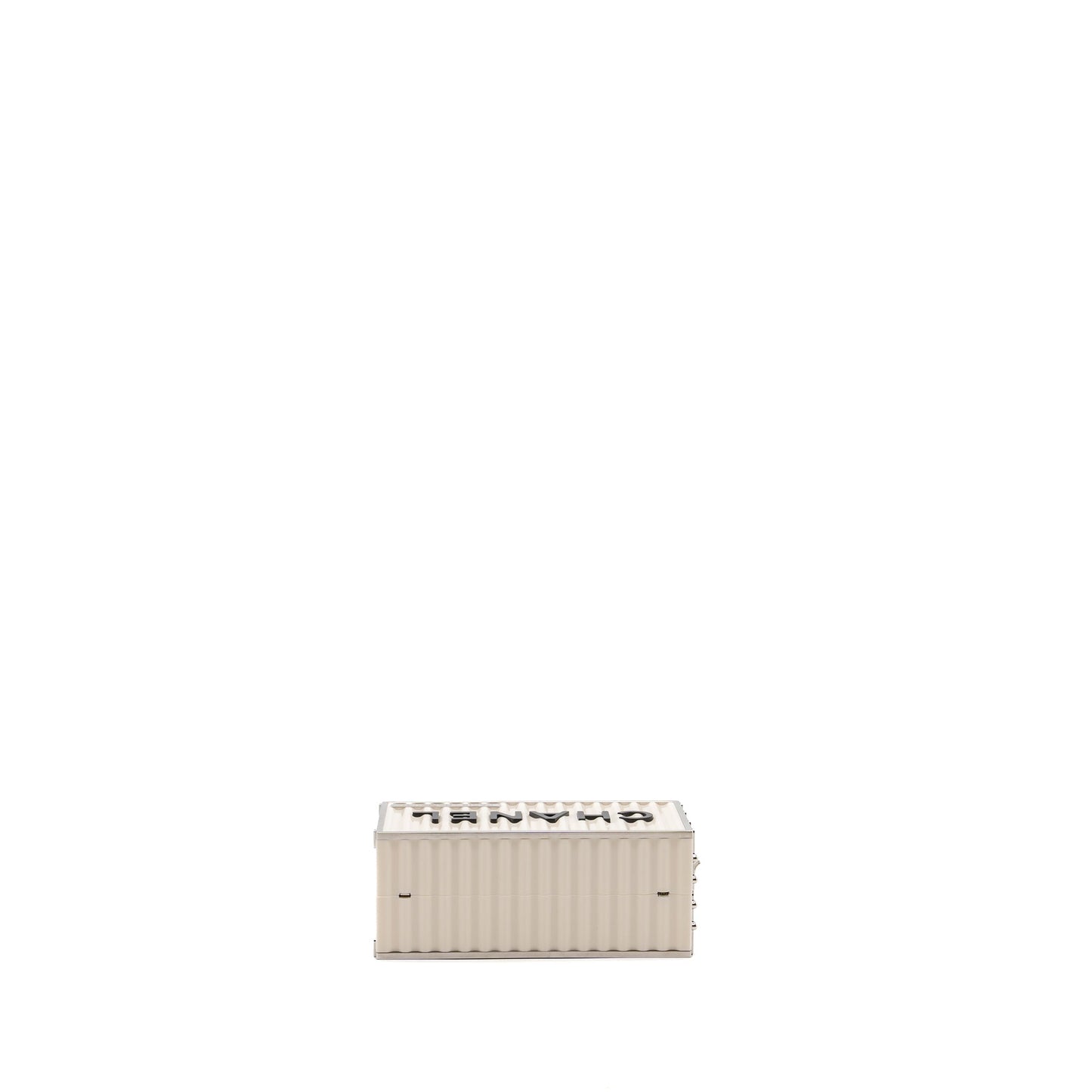 Chanel Paris-Hamburg runway container clutch bag white / black / red