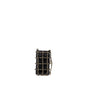 Chanel Gold Clutch O Chain Phone Holder Lambskin Black L