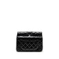 Chanel 23A quilted flap clutch calfskin black L (microchip)