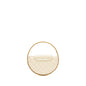 Chanel round clutch patent leather white  (microchip)