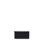 Chanel 23A clutch with chain lambskin black  (microchip)