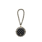 Chanel 22c Quilted Round Clutch With Chain Lambskin Black L