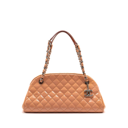 Chanel Shoulder Bag Patent Leather Pink