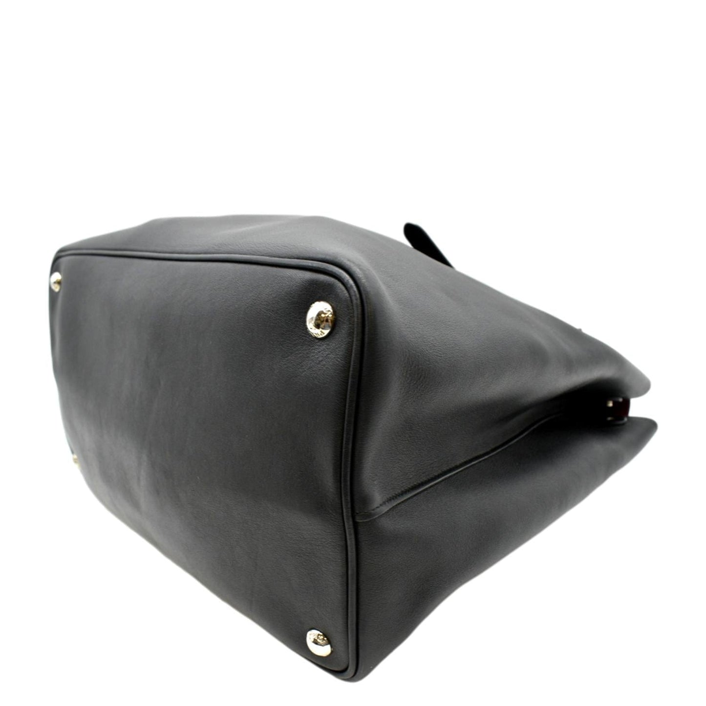PRADA 2way Leather Tote Shoulder Bag Black BN2815