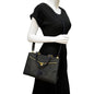 LOUIS VUITTON Sully PM Monogram Empreinte Leather Shoulder Bag Black
