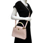 LOUIS VUITTON Capucines BB Taurillon Leather Shoulder Bag Baby Pink
